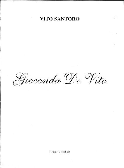 Copertina di «Gioconda De Vito»