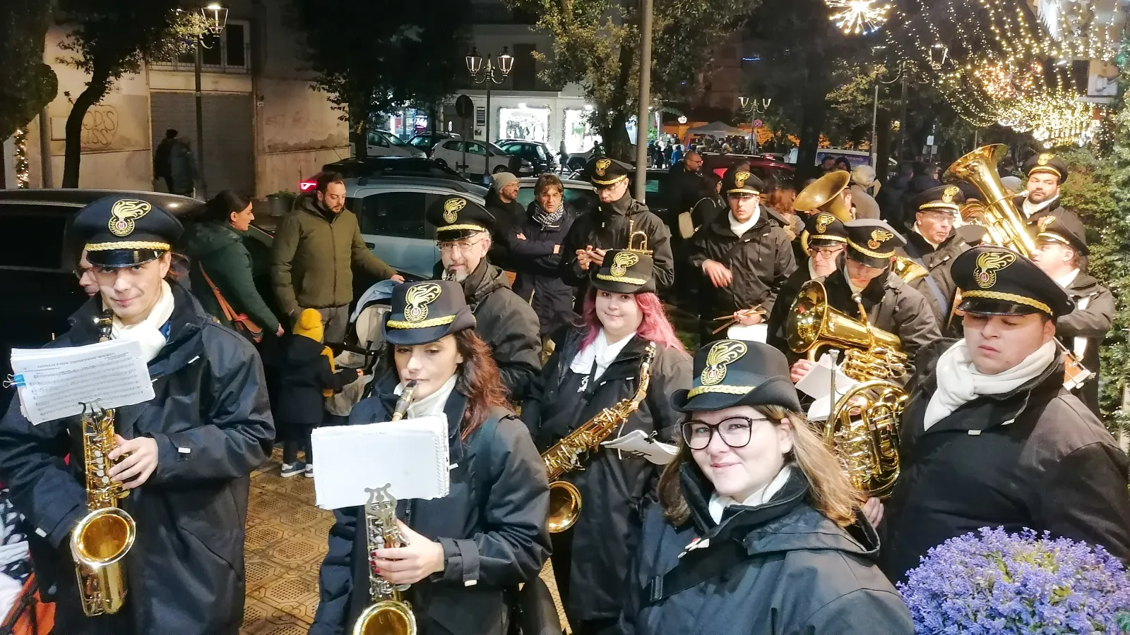 Accoglienza delle reliquie di San Pio a Martina Franca con la Banda