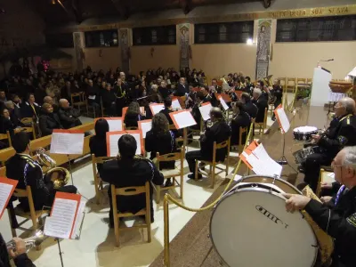 La banda durante il concerto di Natale – Concerto di Natale 2009 – Martina Franca