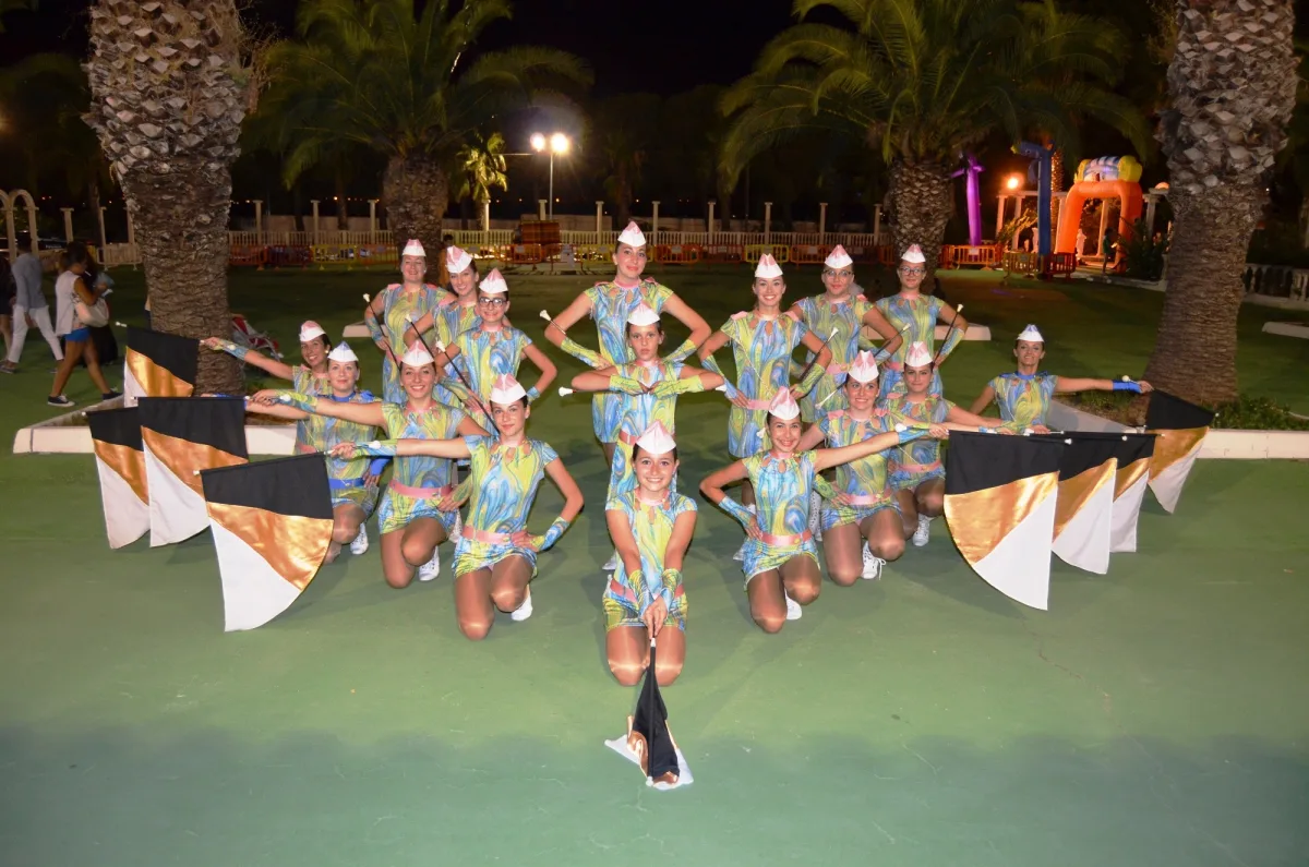 Esibizione serale delle majorette – Festa dello Sport 2017 – Martina Franca