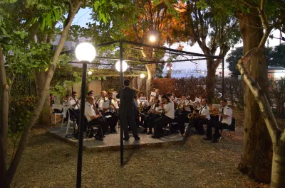 La banda alla cerimonia con il tricolore – Cerimonia civile luglio 2015 – Martina Franca
